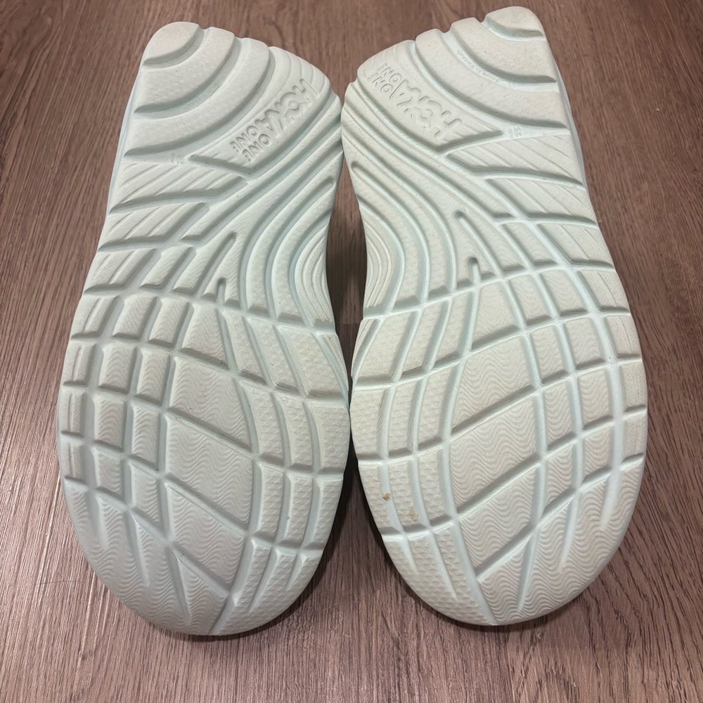 Hoka One One Ora Recovery Slides Women’s 9 Light Blue Slip On Sandals - Picture 5 of 8
